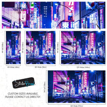 Carregar imagem no visualizador da galeria, Tokyo Japan Retro 80's Synth Wave Pop Style CyberPunk Wall Mural. #6248