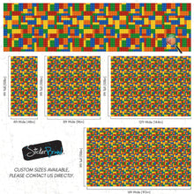 Carregar imagem no visualizador da galeria, Colorful Lego Blocks Pattern Wallaper Mural. #6856
