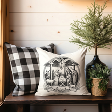 Cargar imagen en el visor de la galería, Christ is Born - Mesh Stencil 12x12