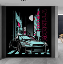 Carregar imagem no visualizador da galeria, Nissan GTR Sports Car Wallpaper. Illustration of the iconic GTR. #6778
