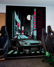 Carregar imagem no visualizador da galeria, Nissan GTR Sports Car Wallpaper. Illustration of the iconic GTR. #6778