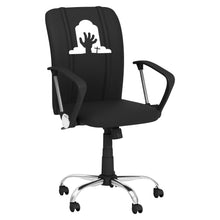 Load image into Gallery viewer, Curve Task Chair with Ghoulish Rising Hand Halloween Logo