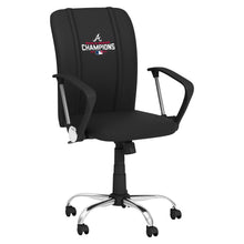 Load image into Gallery viewer, Curve Task Chair with Atlanta Braves 2021 World Champions Logo