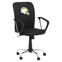 Load image into Gallery viewer, Curve Task Chair with Los Angeles Chargers Helmet Logo