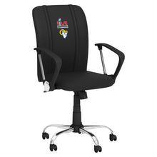 Load image into Gallery viewer, Curve Task Chair with Los Angeles Rams Super Bowl LVI Champions Logo