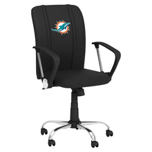 Load image into Gallery viewer, Curve Task Chair with Miami Dolphins Primary Logo