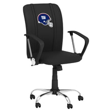 Load image into Gallery viewer, Curve Task Chair with New York Giants Helmet Logo