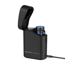 Carregar imagem no visualizador da galeria, OLIGHT BATON4KITBK Baton 4 Powerful EDC Flashlight 1300 Lumens - Black - Premium (With Charging Case)
