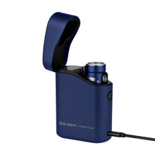 Carregar imagem no visualizador da galeria, OLIGHT BATON4KITRGBU Baton 4 Powerful EDC Flashlight 1300 Lumens - Regal Blue - Premium (With Charging Case)