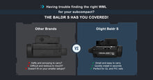 Carregar imagem no visualizador da galeria, OLIGHT BALDRSBK Baldr S Rail Mounted Light 800 Lumens
