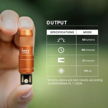 Carregar imagem no visualizador da galeria, OLIGHT IMINI2OG imini 2 Rechargeable Mini Flashlight - Orange