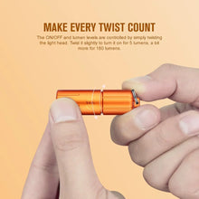 Carregar imagem no visualizador da galeria, OLIGHT ITHXPKNOG iTHX Pumpkin Orange Keychain EDC Flashlight