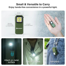 Carregar imagem no visualizador da galeria, OLIGHT OCLIPODG Oclip Clip Light with White and Red Light - OD Green