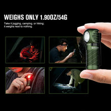 Carregar imagem no visualizador da galeria, OLIGHT PERUN2MINIODGCW Perun 2 Mini LED Rechargeable Headlamp - OD Green CW(5700K~6700K)