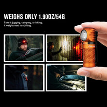 Carregar imagem no visualizador da galeria, OLIGHT PERUN2MINIOG Perun 2 Mini LED Rechargeable Headlamp - Orange