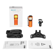 Carregar imagem no visualizador da galeria, OLIGHT PERUN2MINIOG Perun 2 Mini LED Rechargeable Headlamp - Orange
