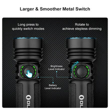 Carregar imagem no visualizador da galeria, OLIGHT SEEKER4PROMTBKCW Seeker 4 Pro High Power Flashlight -Matte Black CW(5700~7000K)
