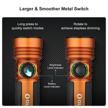 Carregar imagem no visualizador da galeria, OLIGHT SEEKER4PROOG Seeker 4 Pro High Power Flashlight - Orange CW(5700~7000K)