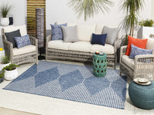 Load image into Gallery viewer, Stephan Navy Outdoor Rug