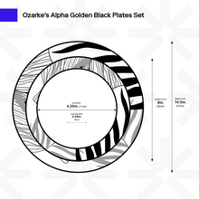Load image into Gallery viewer, Alpha Golden Plates Set
