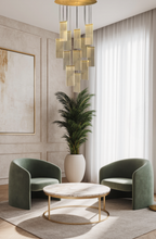 Carregar imagem no visualizador da galeria, 12 Lights -Luxury modern LED chandelier for staircase, lobby, living room, stairwell