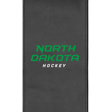 Load image into Gallery viewer, Silver Club Chair with University of North Dakota Hockey Logo