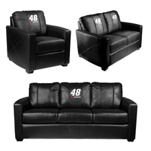 Load image into Gallery viewer, Silver Sofa with Alex Bowman #48 with Name Rail Logo