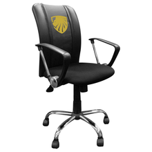 Load image into Gallery viewer, Curve Task Chair with Las Vegas Inferno Gold Logo