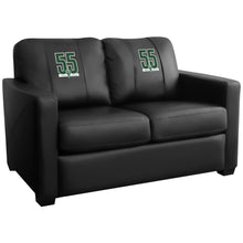 Load image into Gallery viewer, Silver Loveseat with Milwaukee Bucks Team Commemorative Logo