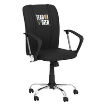 Load image into Gallery viewer, Curve Task Chair with Milwaukee Bucks Fear the Deer Playoffs Logo