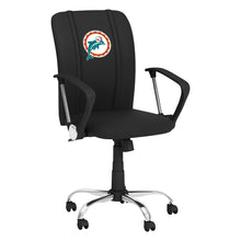 Load image into Gallery viewer, Curve Task Chair with Miami Dolphins Alternate Logo