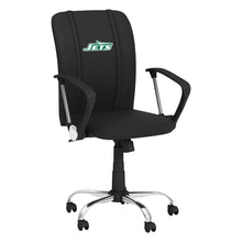 Load image into Gallery viewer, Curve Task Chair with New York Jets Classic Logo