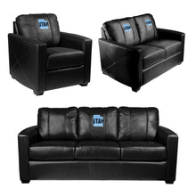 Load image into Gallery viewer, Silver Loveseat with Utah Hockey Club Tertiary Logo