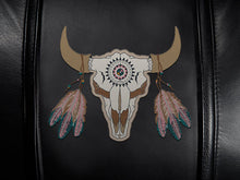 Cargar imagen en el visor de la galería, Curve Task Chair with Painted Skull Logo Panel