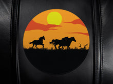 Load image into Gallery viewer, Curve Task Chair with Horses Sunset Logo