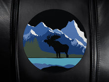 Load image into Gallery viewer, Curve Task Chair with Moose Mountain Scene Logo Panel