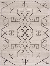 Carregar imagem no visualizador da galeria, Azzan Cream & Charcoal Area Rug - Clearance