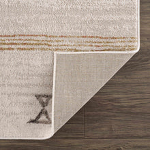 Load image into Gallery viewer, Deja Cream & Gold Area Rug - Clearance