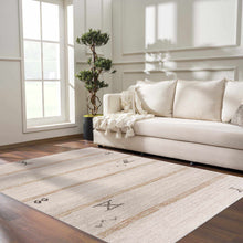 Load image into Gallery viewer, Deja Cream & Gold Area Rug - Clearance