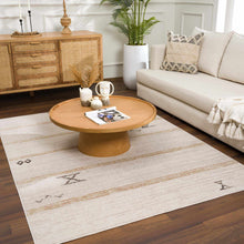 Load image into Gallery viewer, Deja Cream & Gold Area Rug - Clearance