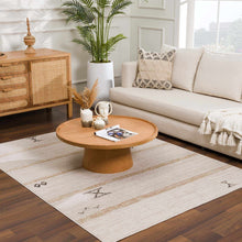 Load image into Gallery viewer, Deja Cream & Gold Area Rug - Clearance