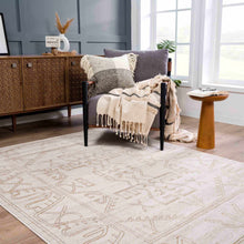 Load image into Gallery viewer, Divya Cream & Gold Area Rug - Clearance