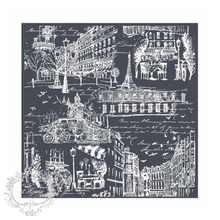 Load image into Gallery viewer, Paris Toile - Mesh Stencil 12x12