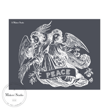 Load image into Gallery viewer, Angels of Peace - Mesh Stencil 8.5x11