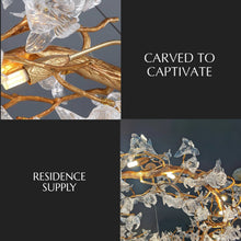 Load image into Gallery viewer, Petala Crystal Round Chandelier