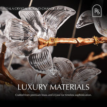 Load image into Gallery viewer, Petala Crystal Round Chandelier