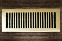 Cargar imagen en el visor de la galería, Cast Brass Contemporary Vent Covers - Polished Brass