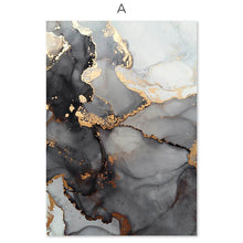 Carregar imagem no visualizador da galeria, Golden Marble Canvas Paintings (3 Pack)