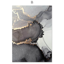 Carregar imagem no visualizador da galeria, Golden Marble Canvas Paintings (3 Pack)