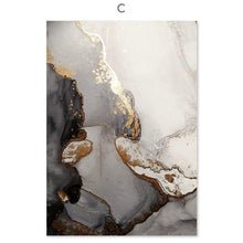 Carregar imagem no visualizador da galeria, Golden Marble Canvas Paintings (3 Pack)